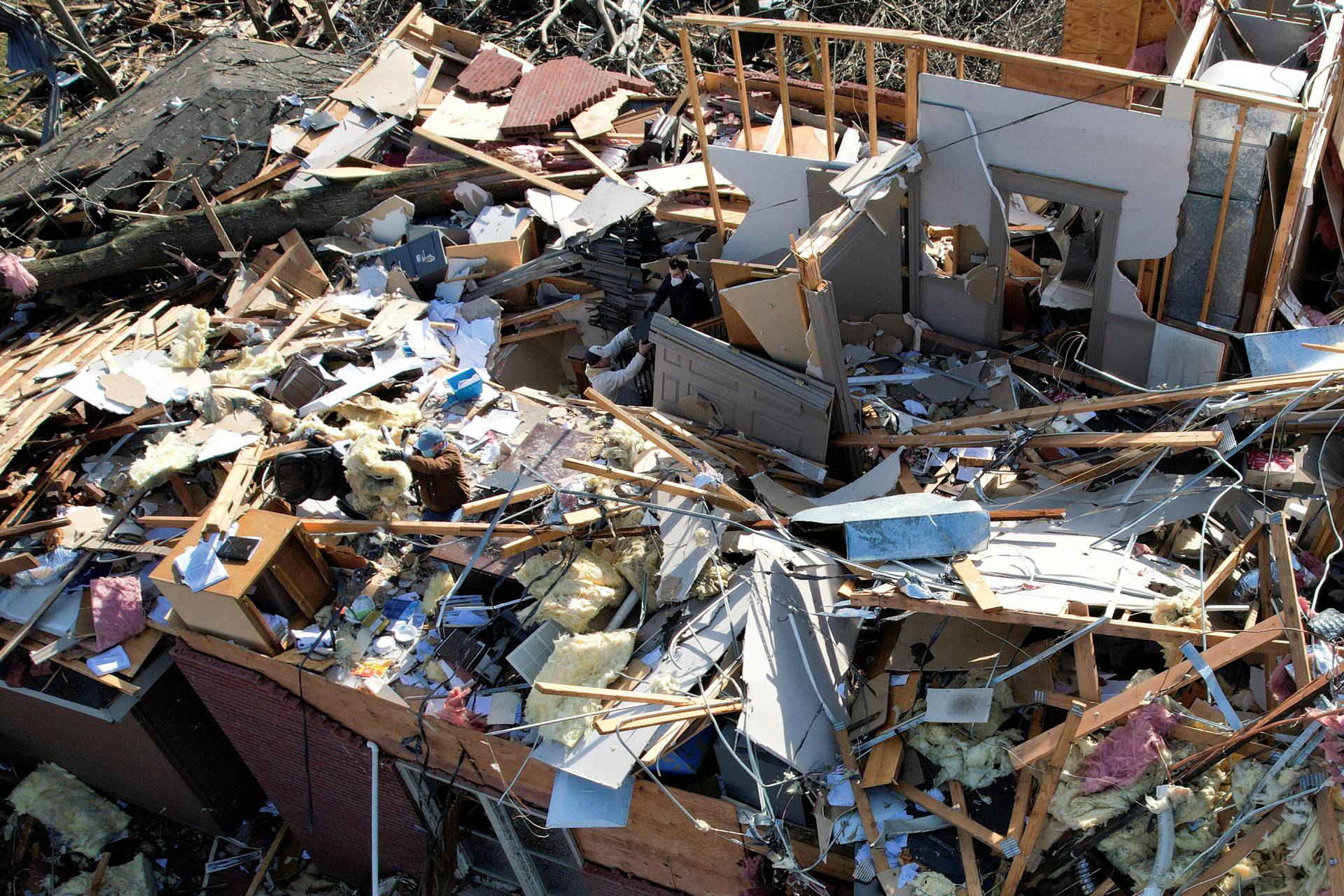 Devastating outbreak of tornadoes ripped through several U.S. states