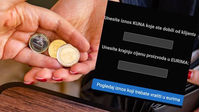 Izradili web aplikaciju idealnu za trgovce: Računa koliko eura trebaju vratiti ako dobiju kune