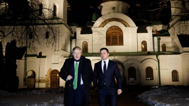 British PM Boris Johnson visits Ukraine