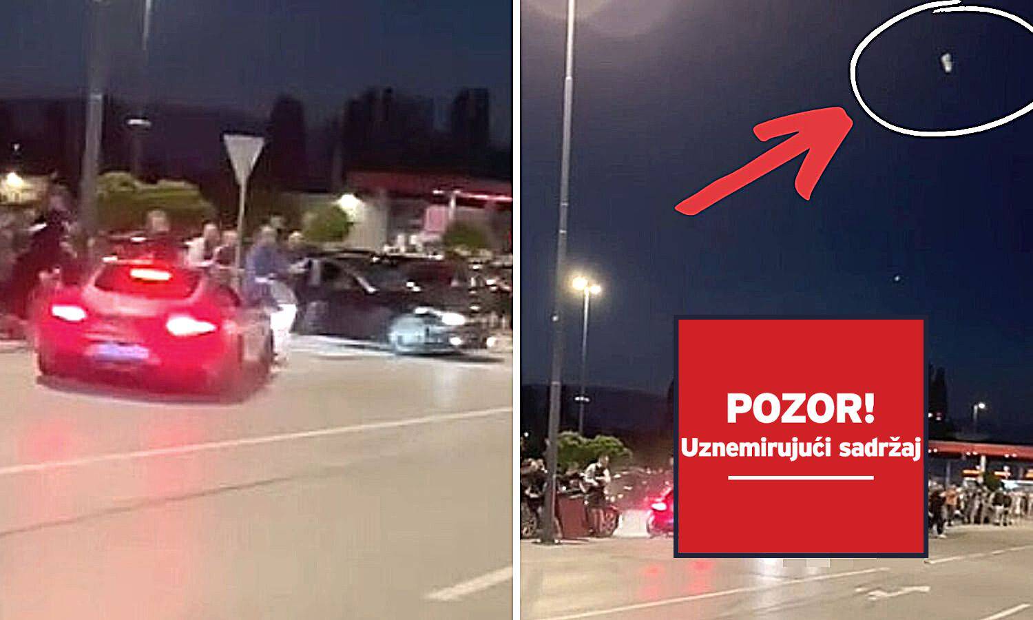 VIDEO Detalj strašnog divljanja: Mladiću na kojeg je prvo naletio izbio predmet 20 metara u zrak!