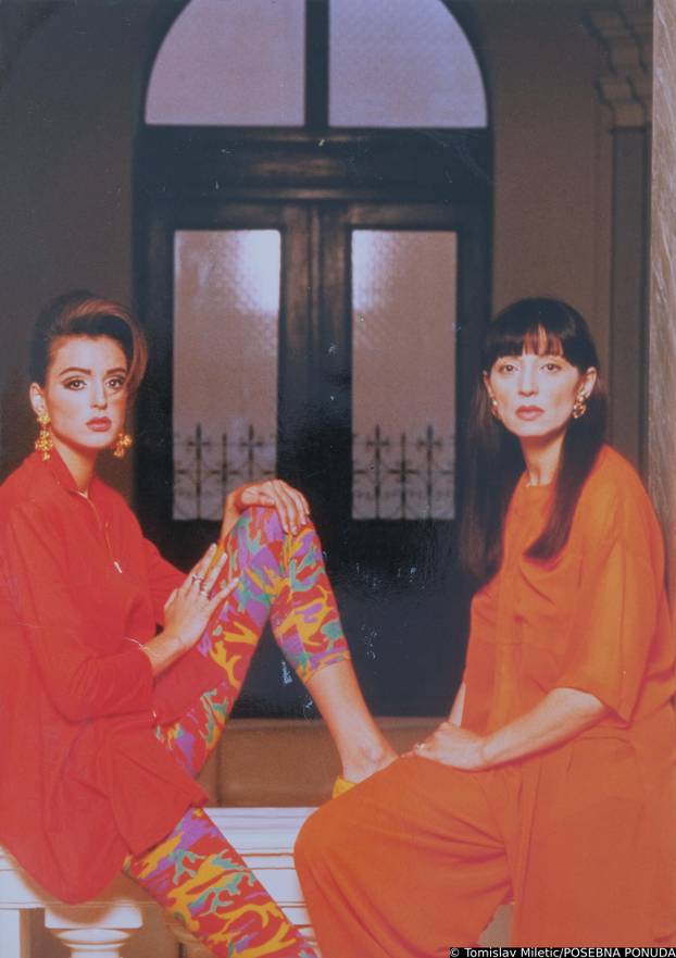 Zagreb: Biv&scaron;e hrvatske top-manekenke Branka Habek i Jasna Mihalinac-Belobrk, presnimke