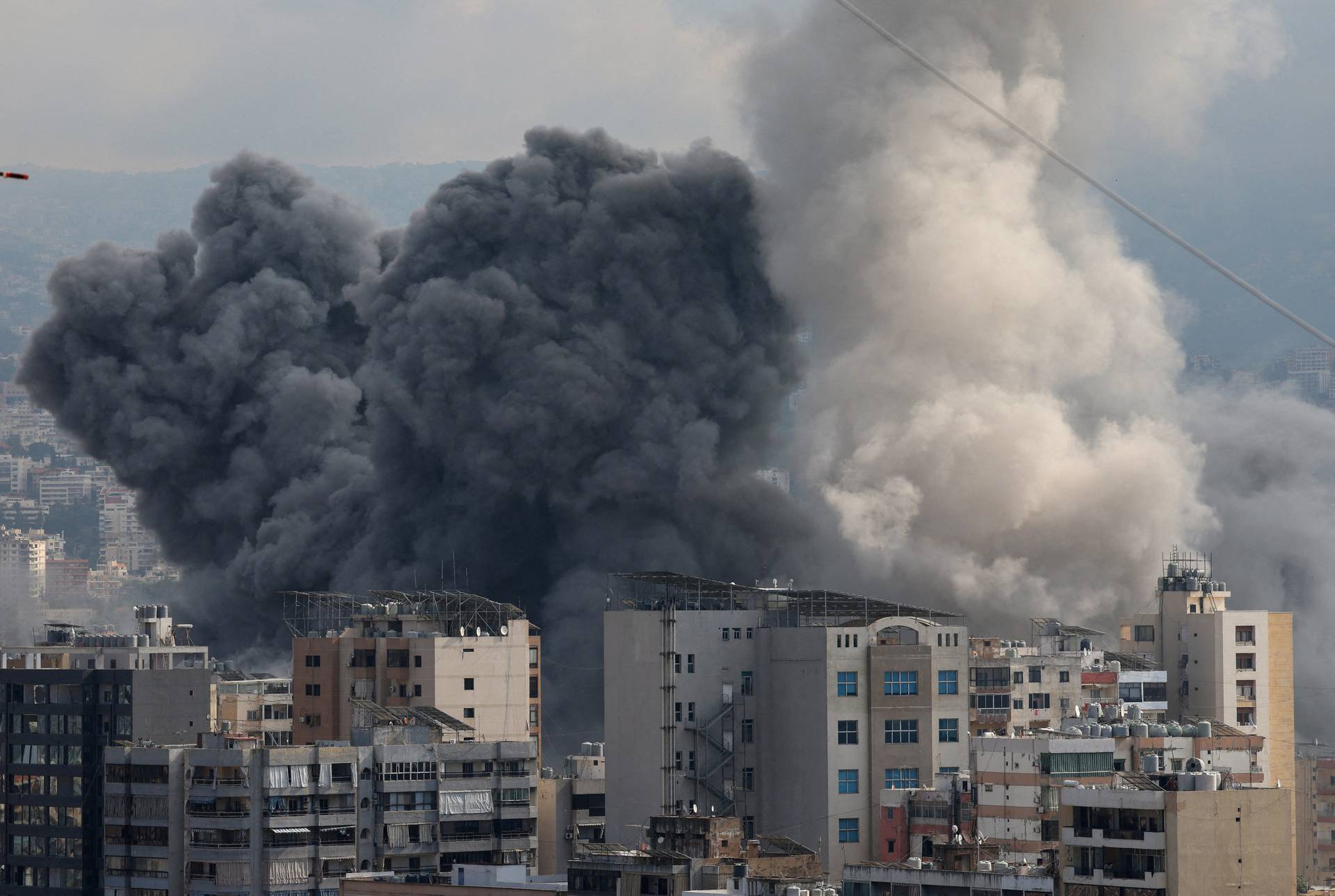 Ongoing hostilities between Hezbollah and Israeli forces, in Beirut