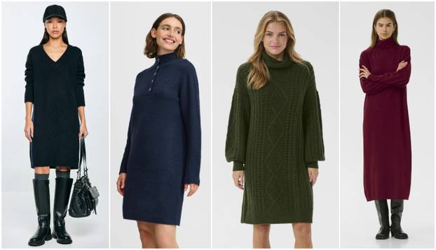 Pregledali smo ponudu za vas! Super haljine od pletiva i vune