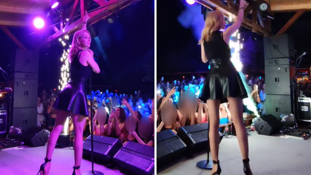 VIDEO Rozga imala nezgodu tijekom nastupa u Vodicama: 'Bar znamo da nije playback'