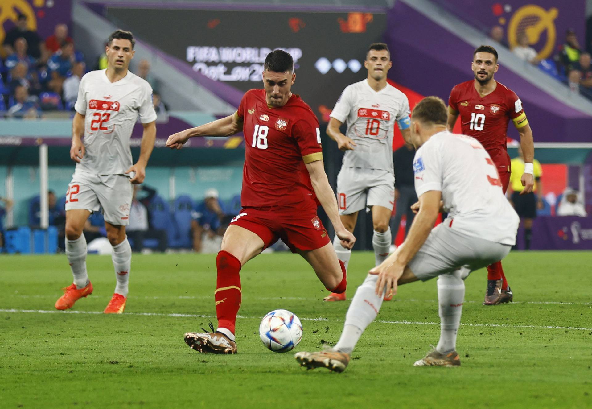 FIFA World Cup Qatar 2022 - Group G - Serbia v Switzerland