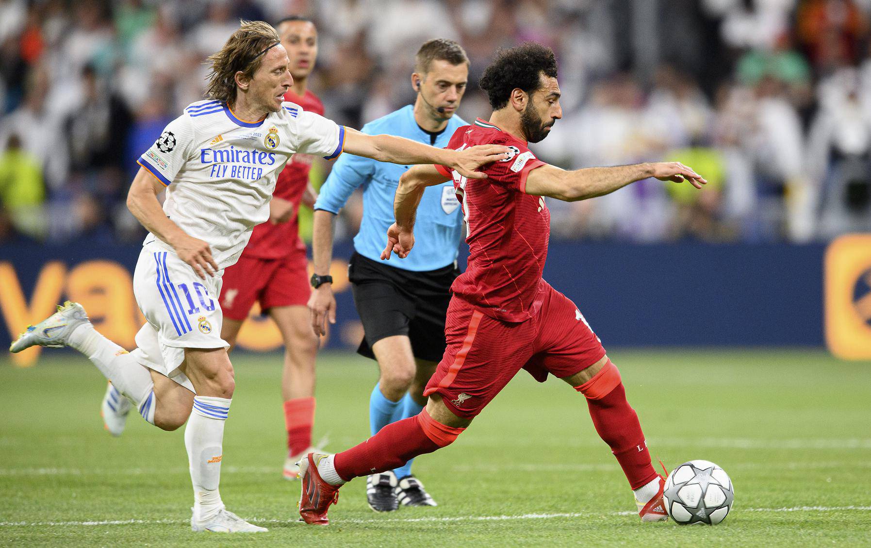 Soccer Champions League Final 2022/ Liverpool FC - Real Madrid 0:1.