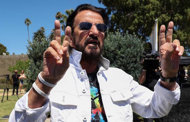 Musician Ringo Starr celebrates 82nd birthday in Beverly Hills