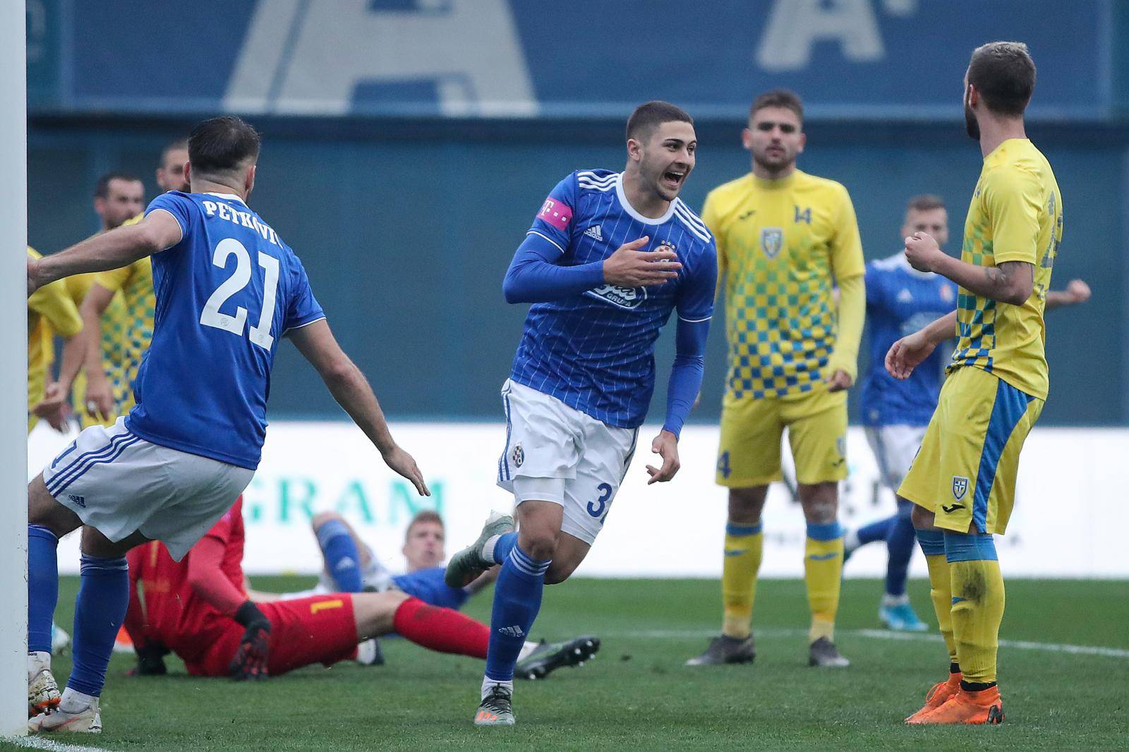 GNK Dinamo i NK Inter Zaprešić u 14. kolu Prve HNL na stadionu u Maksimiru