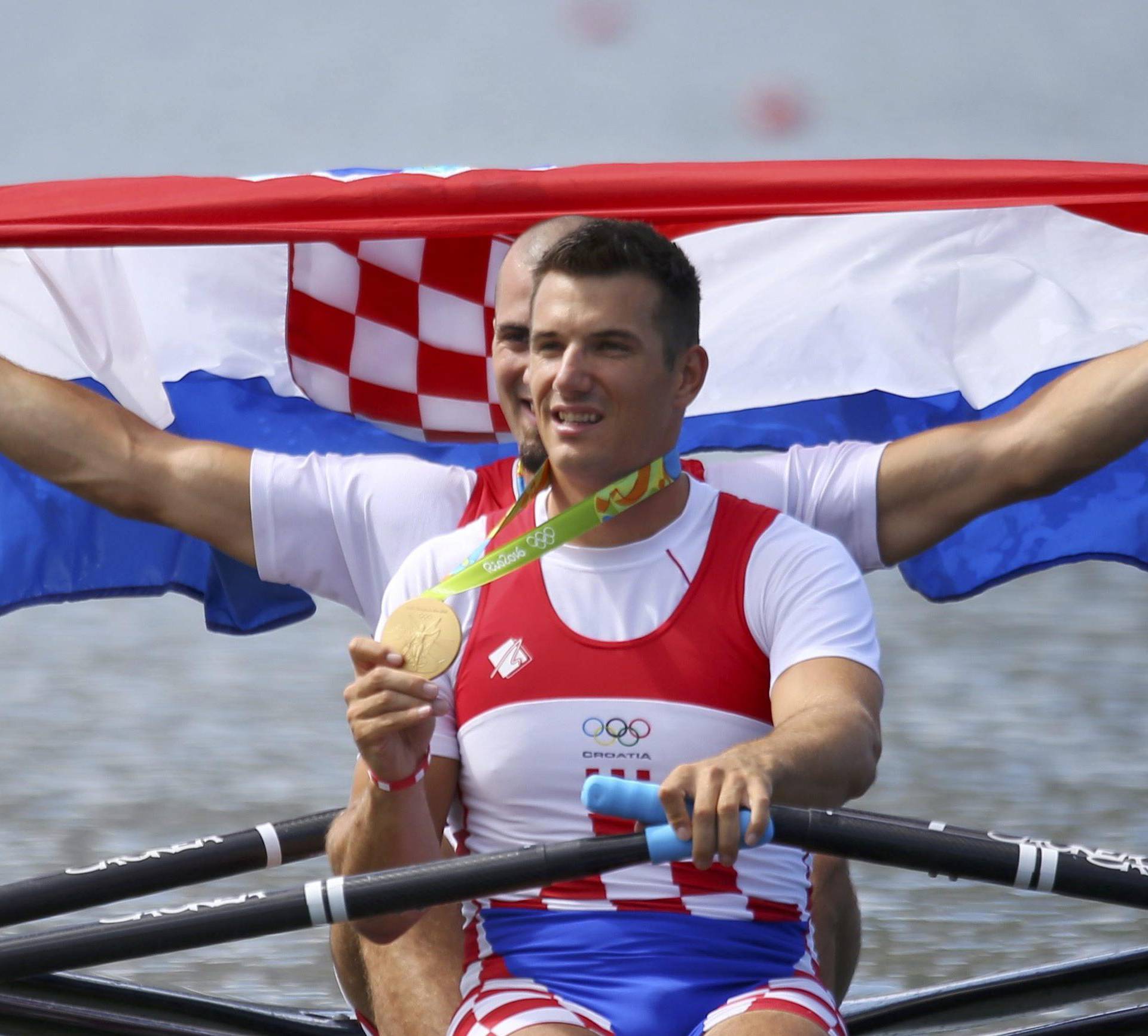 Rowing - Men's Double Sculls Victory Ceremony