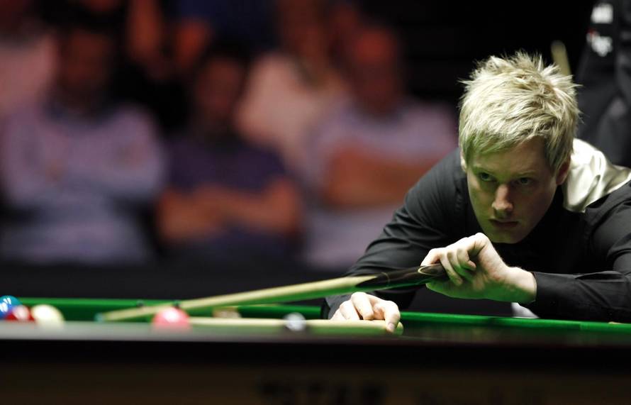 LONDON-SNOOKER-MASTERS-MARK ALLEN VS NEIL ROBERTSON