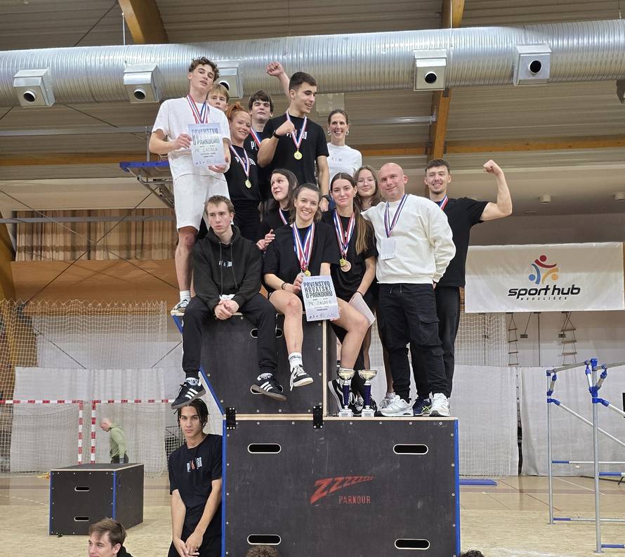 Sjajna dominacija: Najbolji hrvatski parkour sportaši osvojili su zlato u Nedelišću