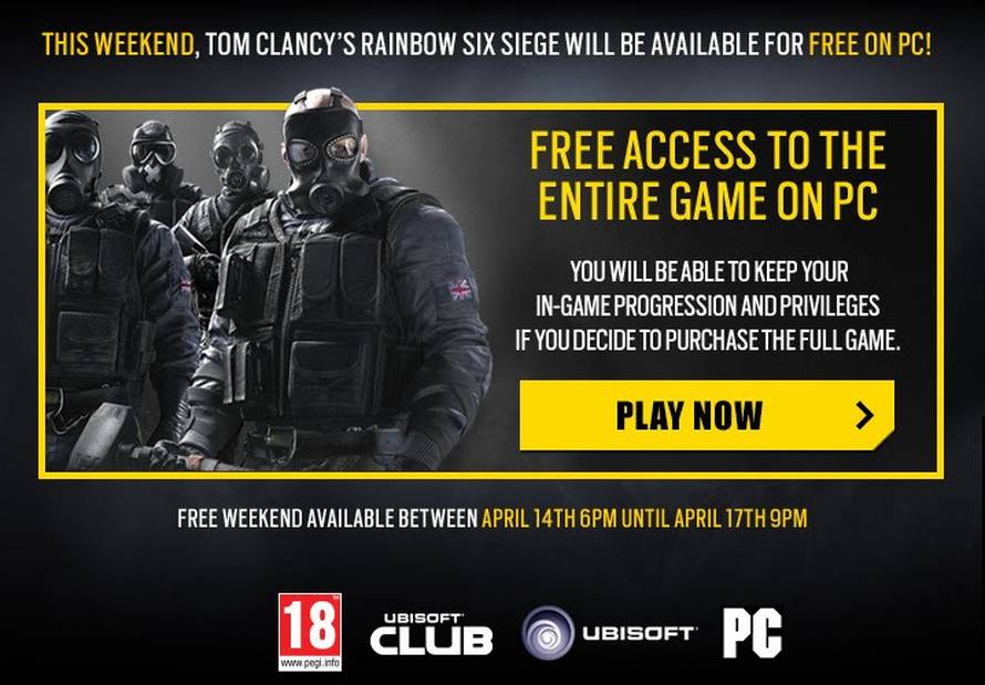 Rainbow Six Siege moći ćete igrati besplatno cijeli vikend