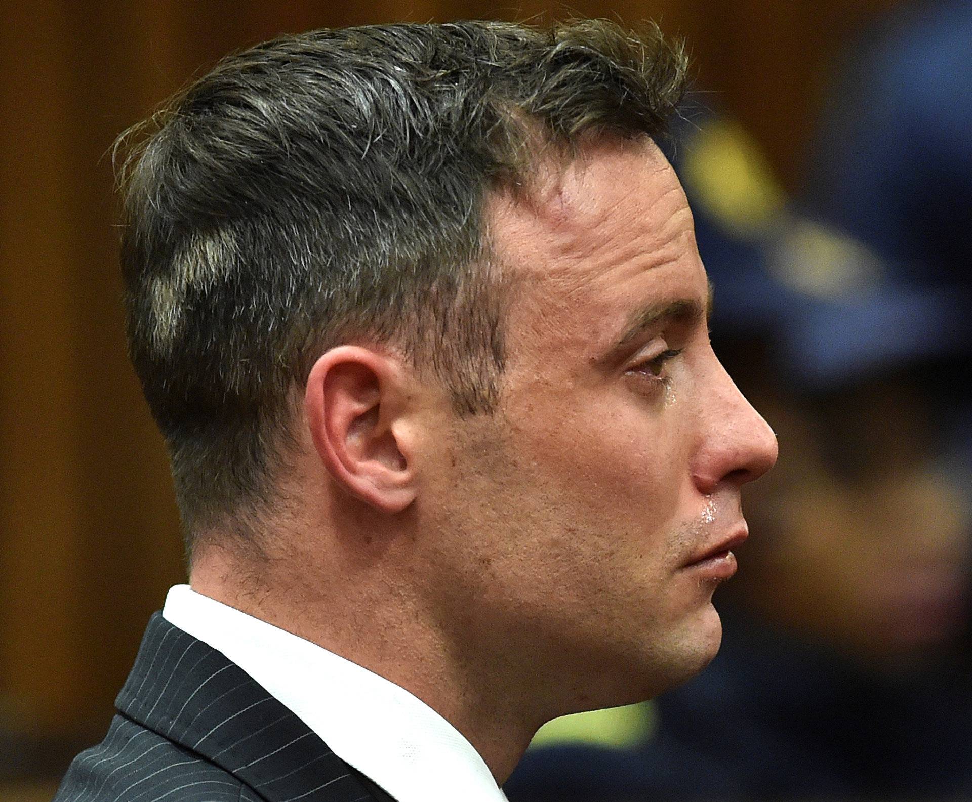 Former Paralympian Oscar Pistorius attends sentencing for the murder of Reeva Steenkamp at the Pretoria High Court