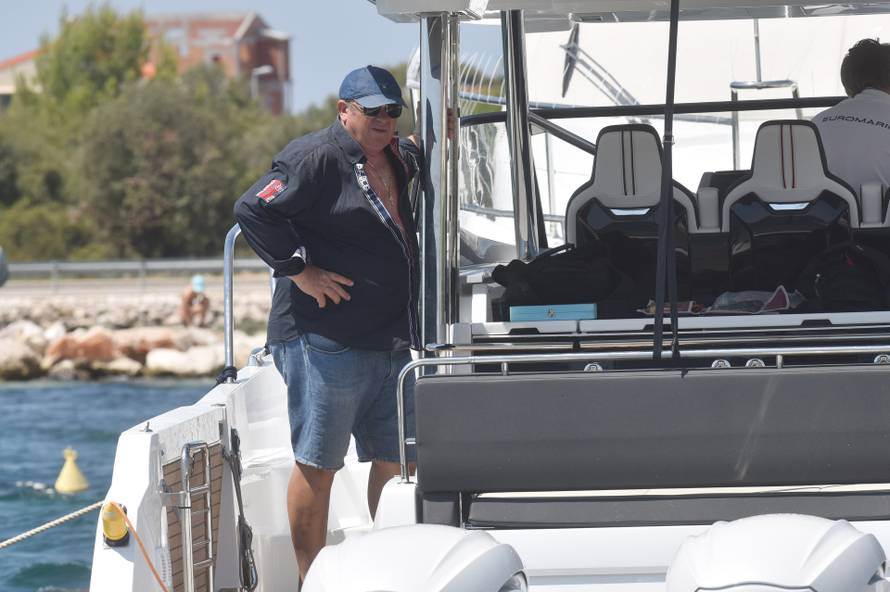 Željko Kerum uživa na svom brodu u Rogoznici
