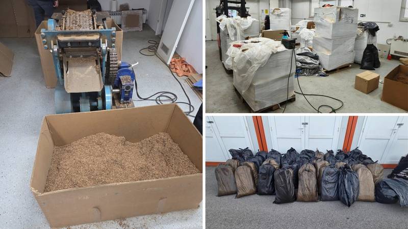 FOTO Pala velika duhanska mreža! Zaplijenili 2,2 milijuna cigareta i gotovo 9 tona duhana
