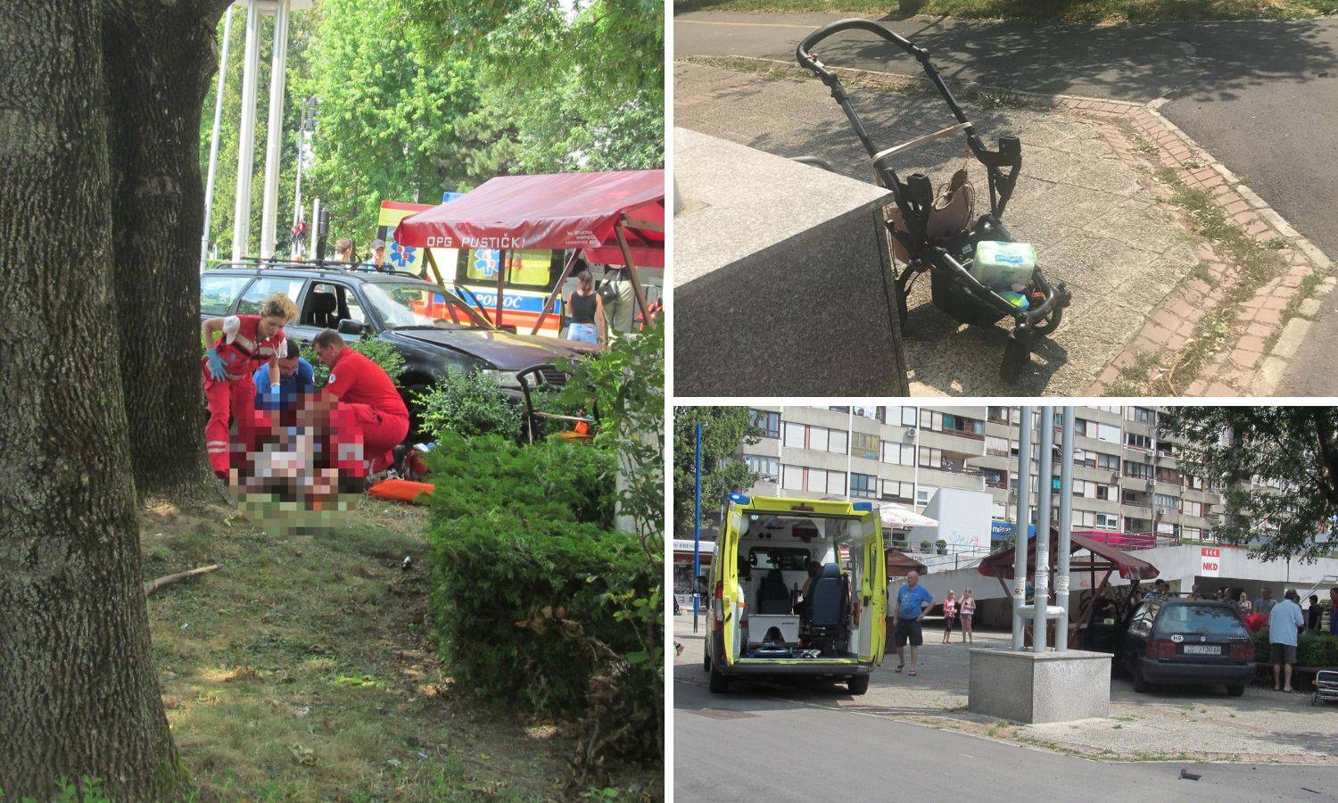 Kombi udario u auto: Naletjeli na majku i tromjesečnu bebu