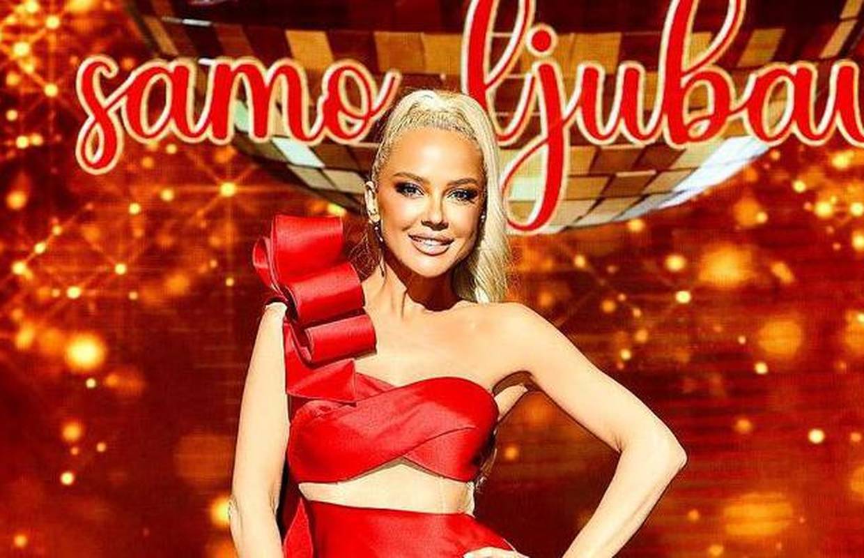 Maja Šuput iznenadila publiku u uskoj haljini s crvenom mašnom