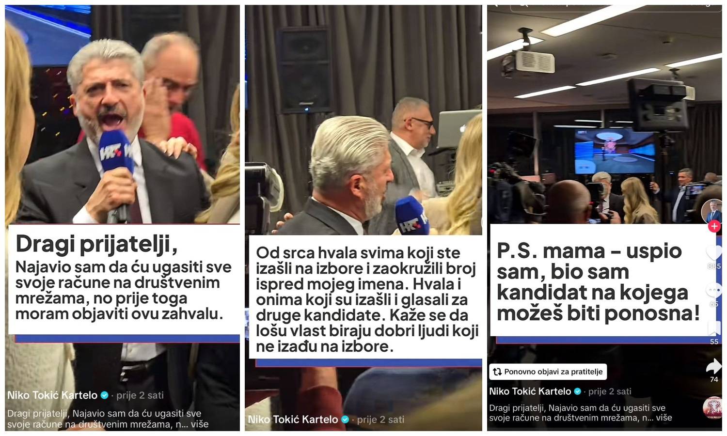 Kartelo se oprašta od TikToka: 'I to bi bilo to. Over and out'. Ali ne zna ga ugasiti: Zna li netko?