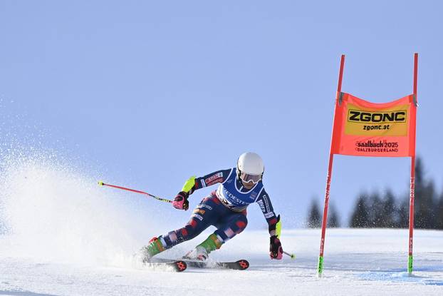 Saalbach: Dora Ljutić nastupila na Svjetskom skijaškom prvenstvu u veleslalomu