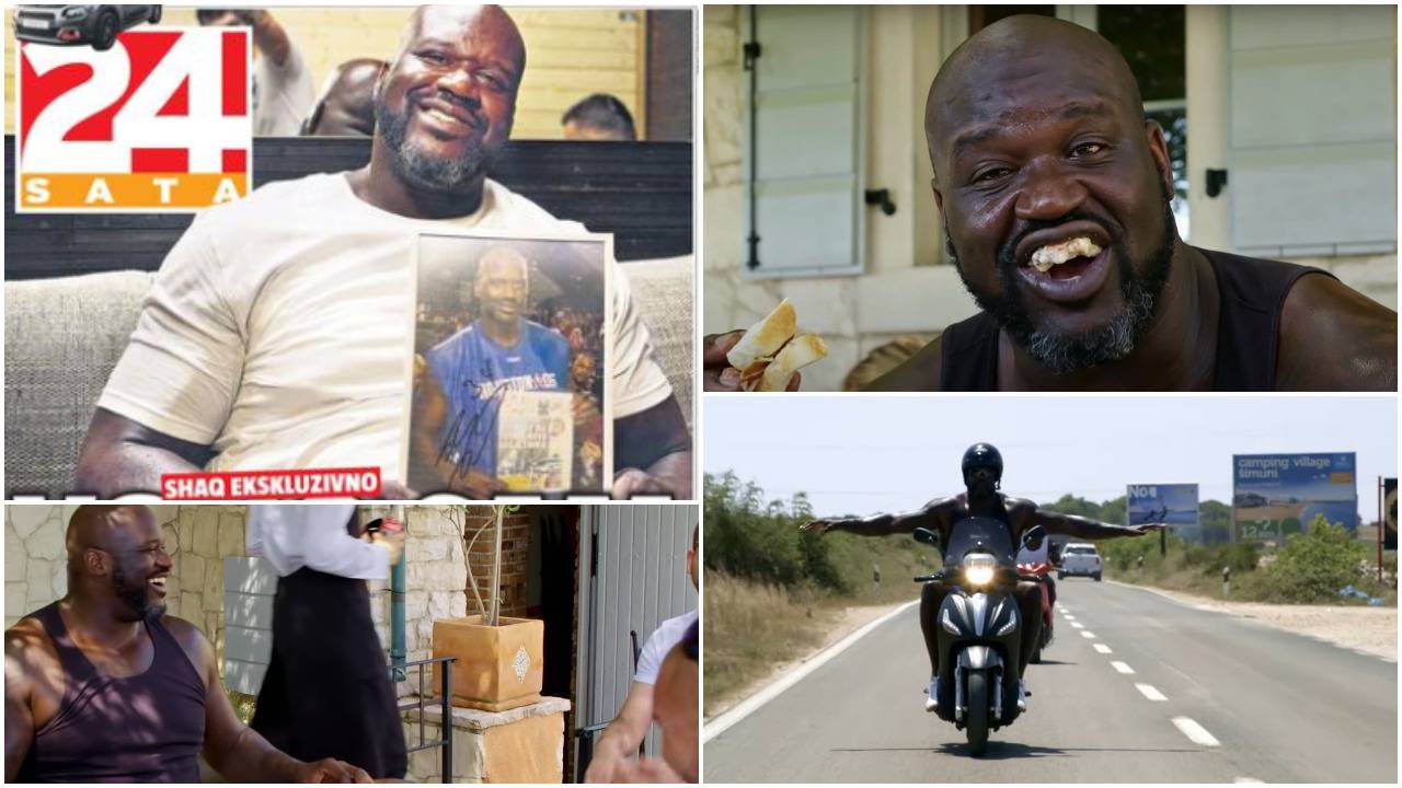 Shaquille se gušio u pršutu i siru: 'Svi dođite u Hrvatsku...'