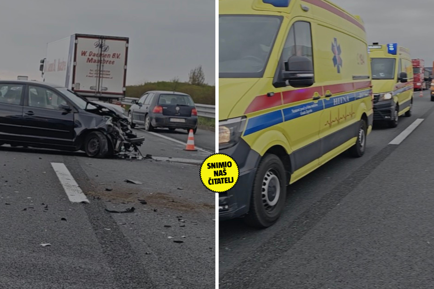 Nesre&cacute;a na autocesti A3 izme&dstrok;u &ccaron;vorova Jaku&scaron;evec i Kosnica u smjeru Lipovca