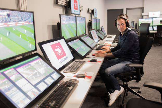 German Bundesliga video assistant referee centre
