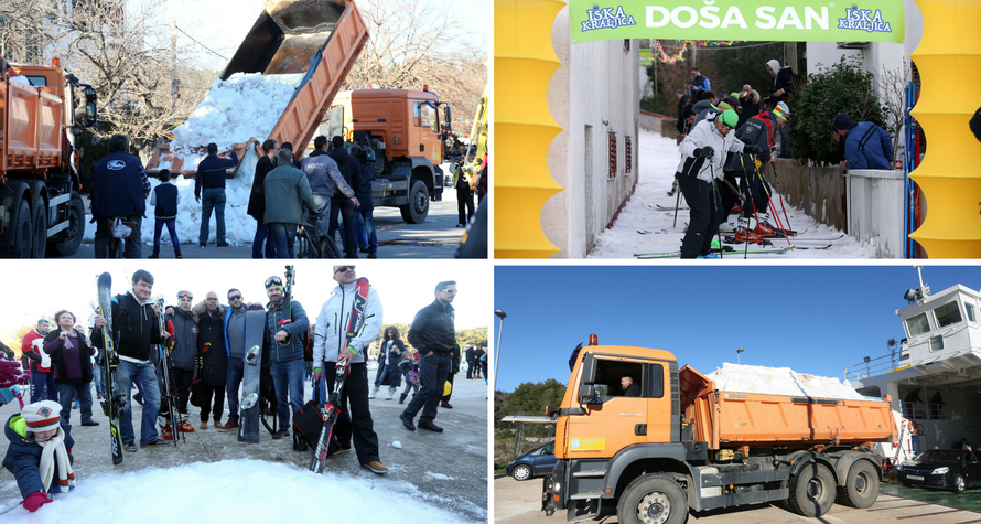 Skijaški spektakl uz more: Iška kraljica privukla je stotine ljudi
