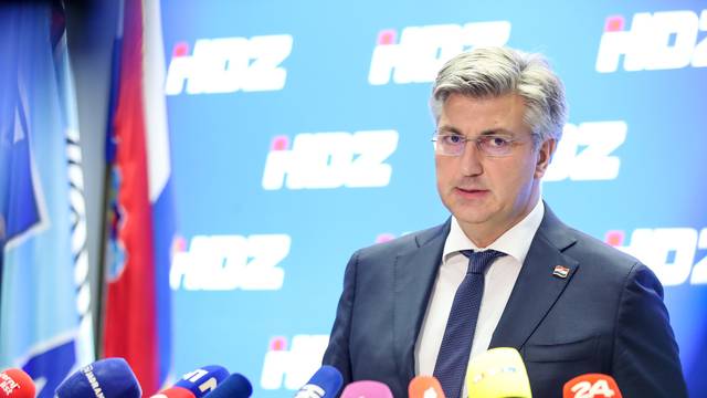 Zagreb: Izjava premijera Adreja Plenkovića nakon sjednice Predsjedništva HDZ-a