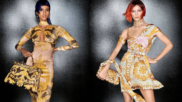 Fendi i Versace imaju zajedničku kolekciju u znaku zlatne boje, retro glamura i logomanije