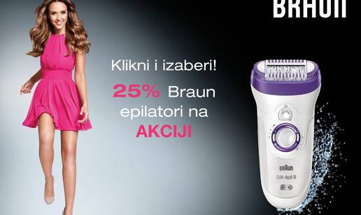 Glatke noge i do 4 tjedana! Braun epilatori sniženi 25%