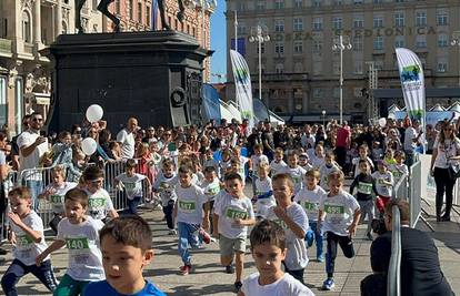 Više od 500 mališana trčalo za udrugu Jedra, sutra u 9 sati s Trga starta Zagrebački maraton