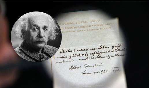 Einstein je otkrio i 'formulu za sreću', a danas vrijedi milijune