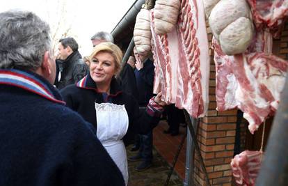 Kolinda na kolinju u Slavoniji: Spremala je kobasice i čvarke