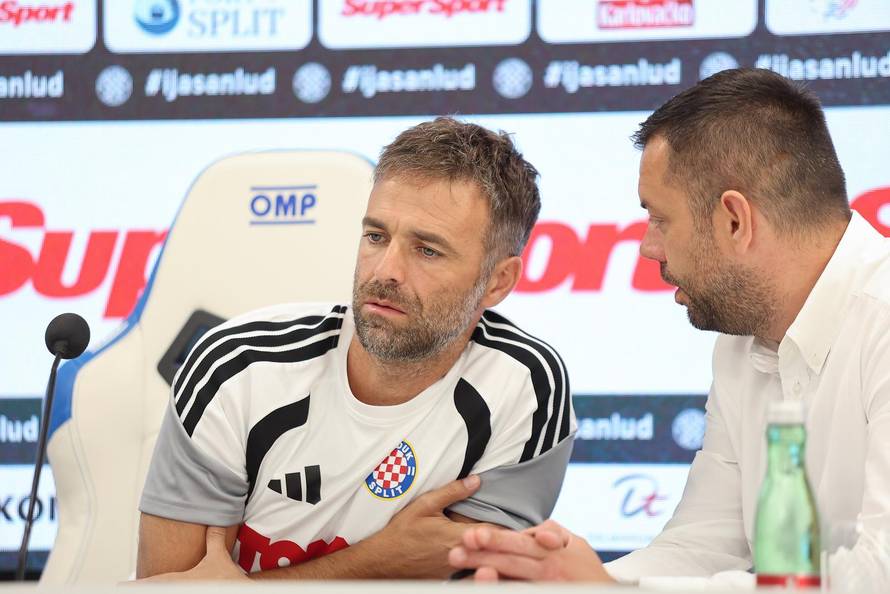 Split: Konferencija za medije HNK Hajduk uoči sutrašnje utakmice 