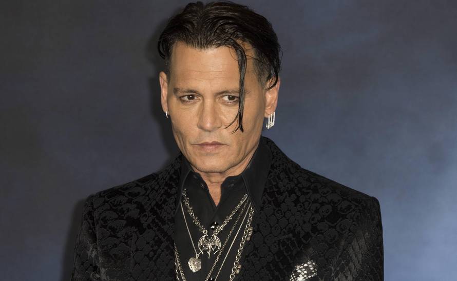 Johnny Depp attends Fantastic Beasts The Crimes of Grindelwald - UK Premiere. London, UK. 13/11/2018