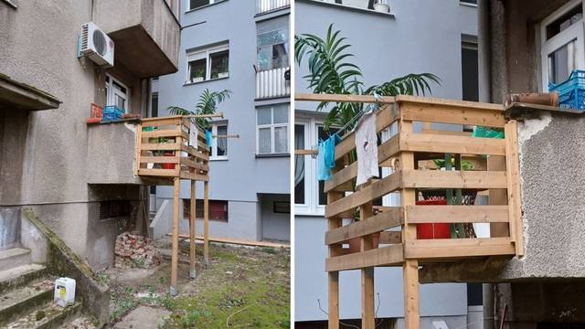 'Stavi drvo i dobro je': Ovo je drveni balkon iz Zagreba koji je zapalio društvene mreže