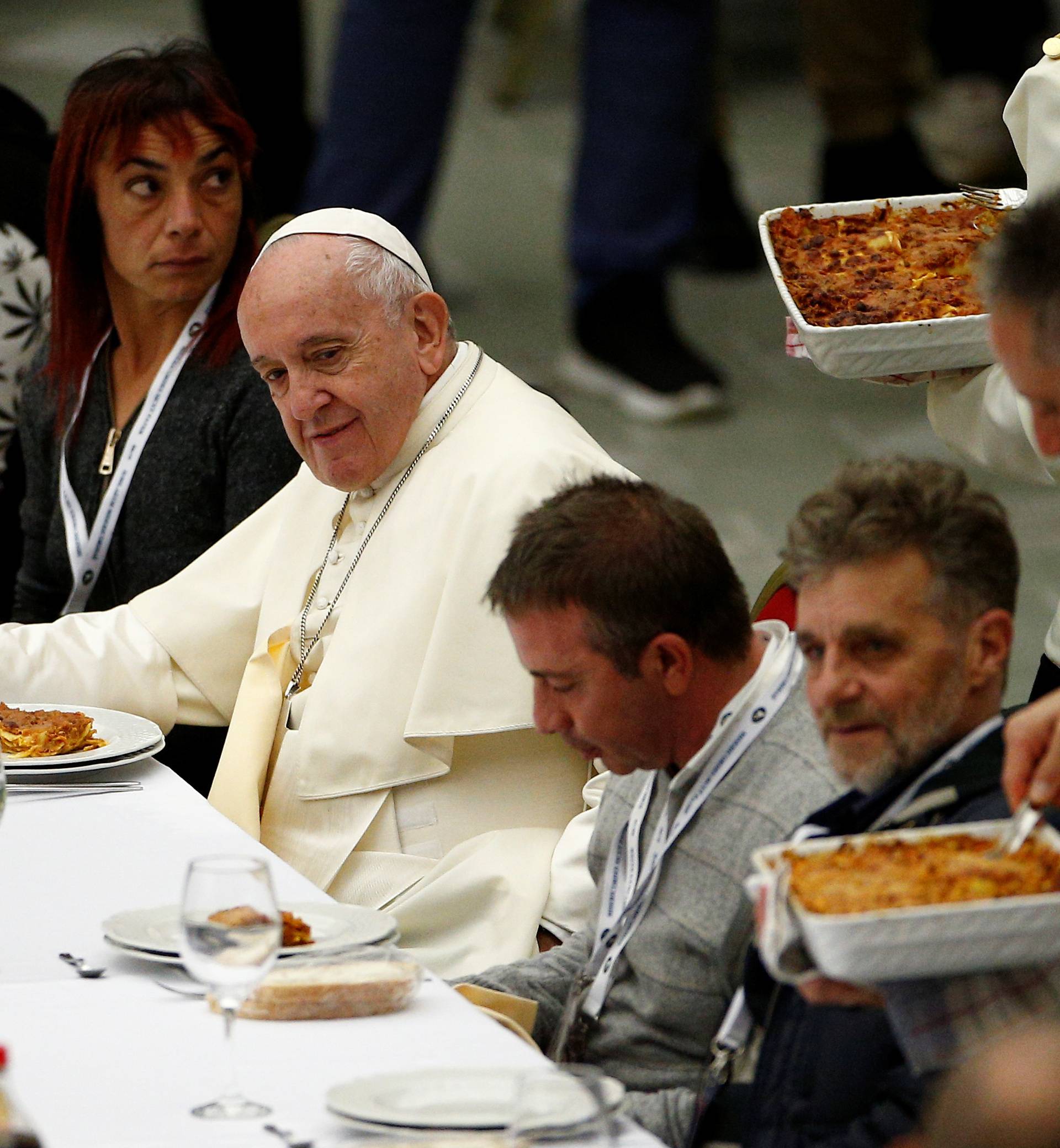 Pope Francis celebrates a Mass marking the Roman Catholic Church's World Day of the Poor