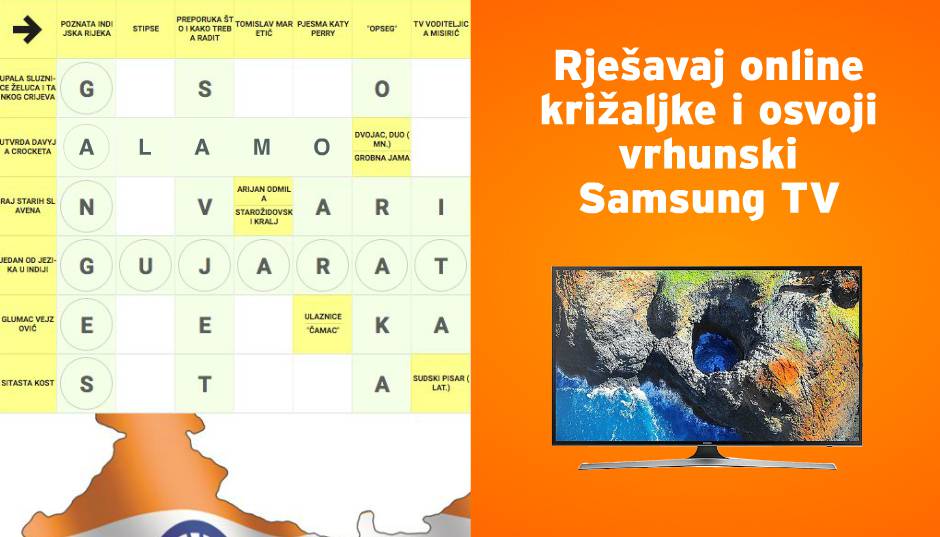 Bildaj sive stanice uz križaljke i osvoji vrhunski Samsung TV!