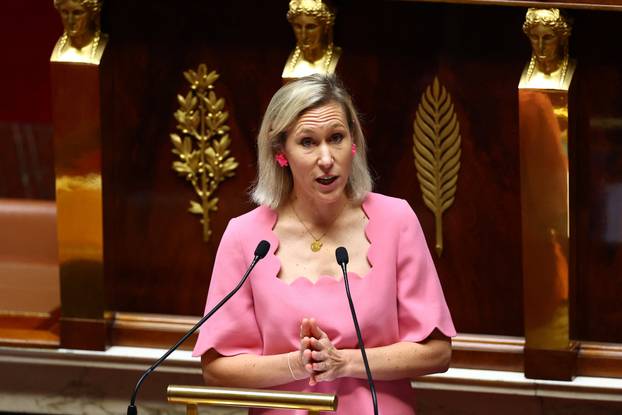 French lawmakers vote on social media ban for children at the National Assembly in Paris