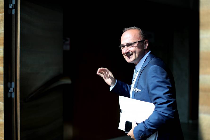 Zagreb: Dolazak ministara na sjednicu uÅ¾eg kabineta Vlade RH