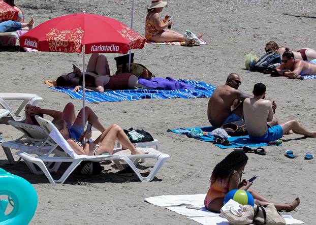Split: Stigle najavljene visoke temperature