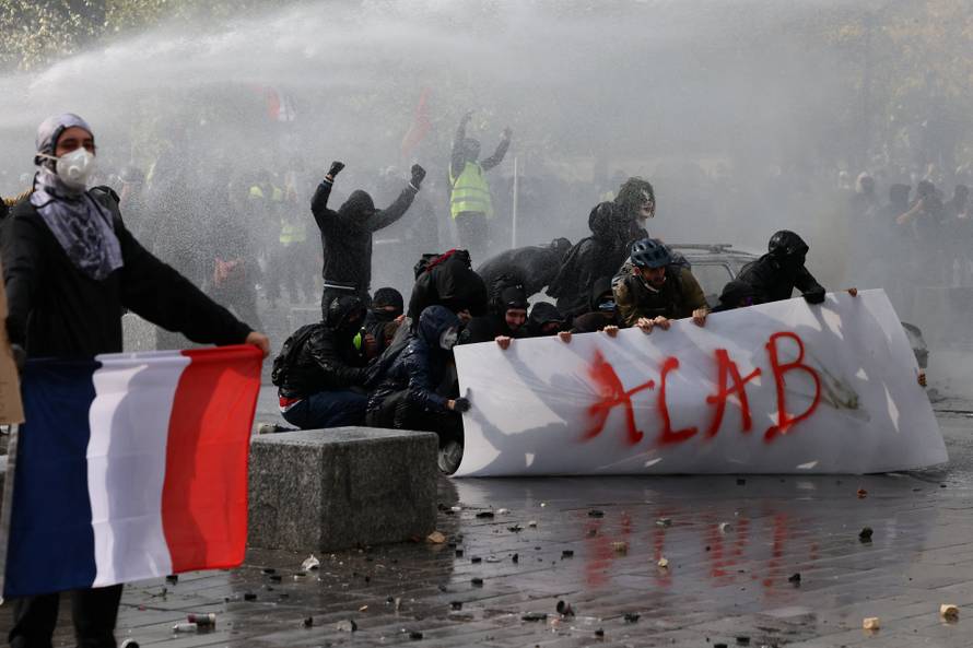 Nationwide protests in France against the cost of living