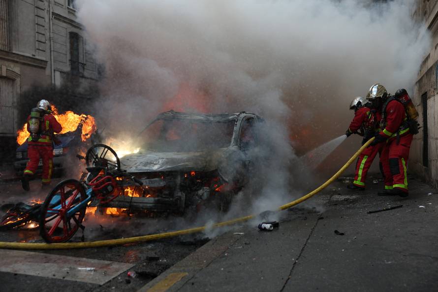 Nationwide protests in France against the cost of living