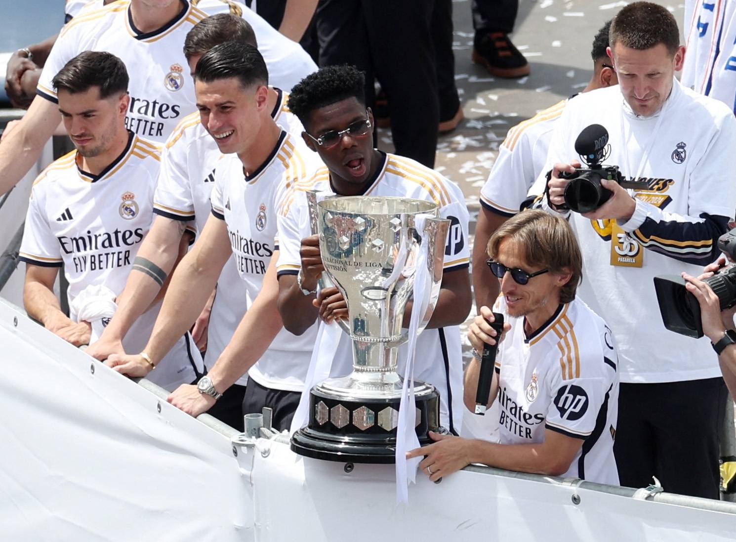 LaLiga - Real Madrid Celebrate Winning LaLiga