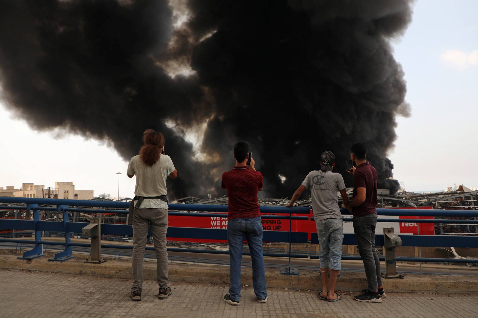 Fire breaks out at Beirut's port area