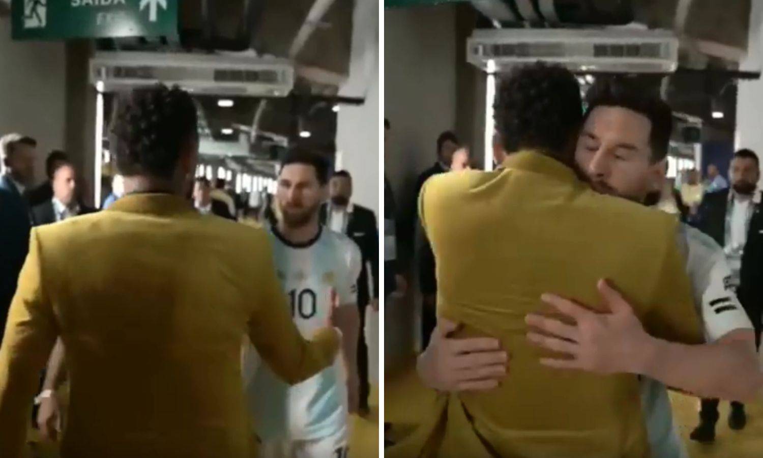 Neymar nakon velike pobjede Brazila tješio utučenog Messija