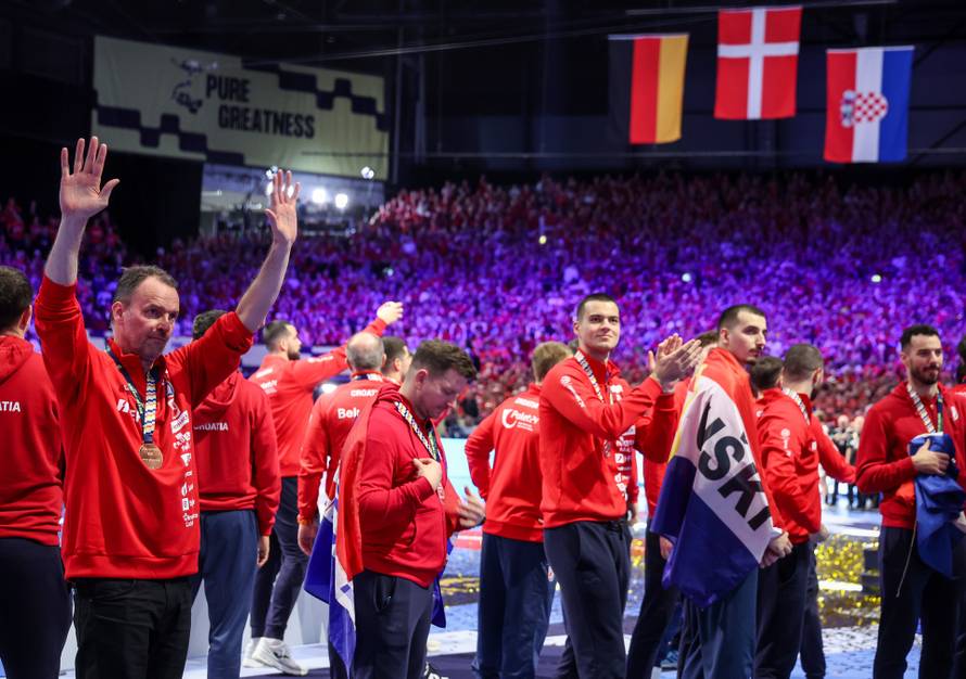 Dodjela medalja hrvatskoj rukometnoj reprezentaciji