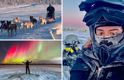 Hana s Raba živi zimsku bajku u Laponiji: 'Na -40 °C mi se lede trepavice, a ja uživam!'