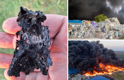 Komadi spaljene plastike letjeli su zrakom kod Osijeka: 'Dim se raščistio, nema zagađenja...'