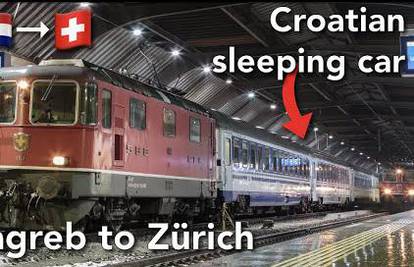 VIDEO Francuz pokazao vožnju vlakom od Zagreba do Züricha, gdje je spavao i što je sve jeo